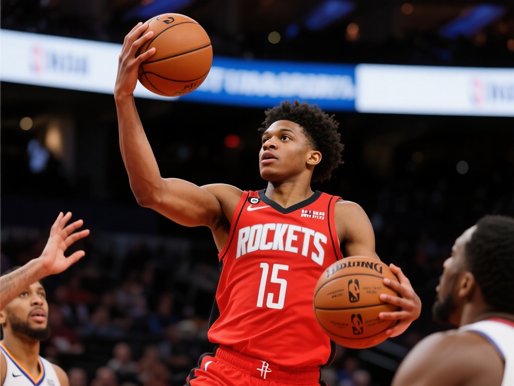贾巴里-史密斯高效发挥,砍下15分11篮板外加1助攻,三分命中率达50% 作为火箭队的新生力量,贾巴里-史密斯在本